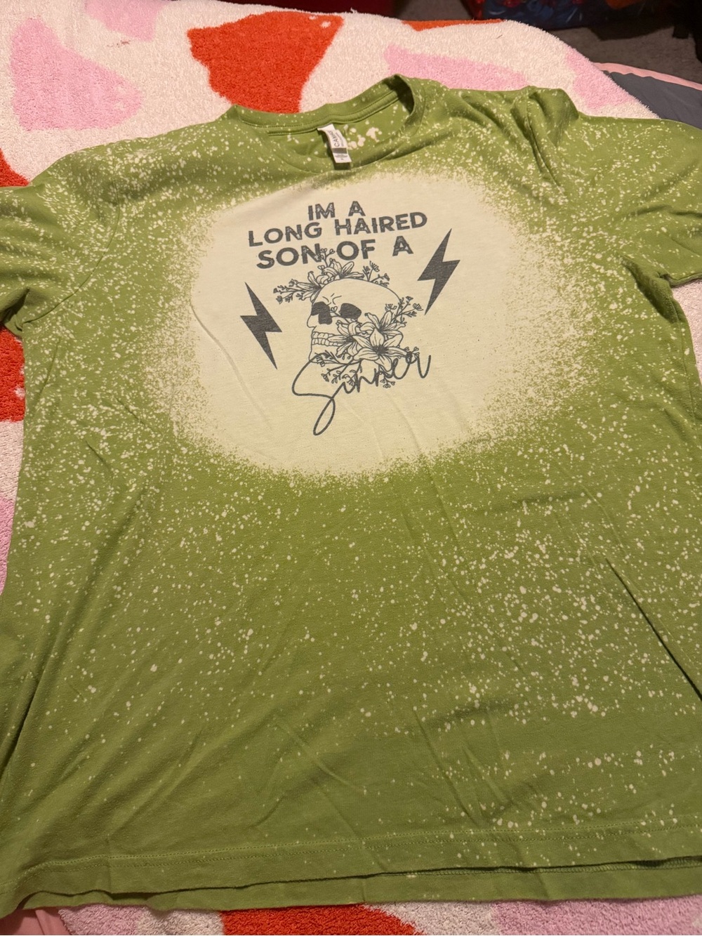 I'm a long haired son of a sinner woman's tshirt